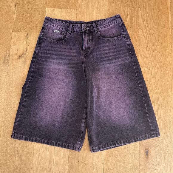 The Ragged Priest Jorts Acid Wash Release Size 32 Purple - Picture 1 of 5